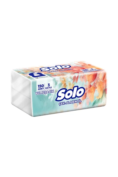 Solo ÇEK AL MENDİL 150 Lİ X 2 PAKET - Resim 2