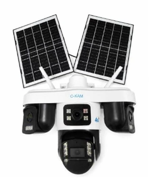 OKam O-KAM OK-S-337 Premium AOV 4G 4 Lens Solar Ptz Kamera ürün görseli 1