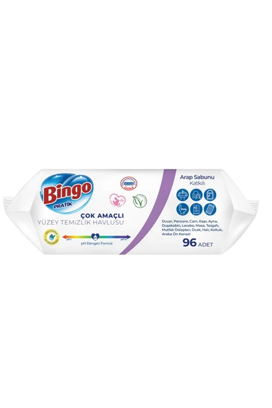 Bingo Yüzey Havlusu Beyaz Sabun X 2 Paket ürün görseli 1
