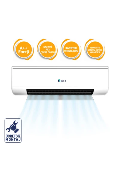 Duvar Tipi Inverter Klima 12.000 Btu ürün görseli 1