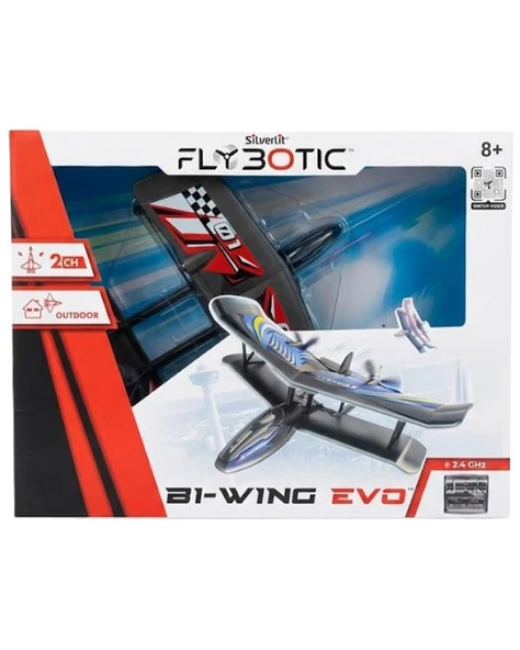 Silverlit Flybotic Bi-Wing Evo Çift Kanatlı Şarjlı Uzaktan Kumandalı Uçak 85739 ürün görseli 1
