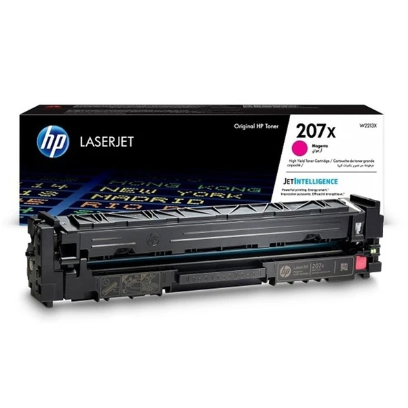 HP 207X Magenta Kırmızı 2.450 Sayfa Toner W2213X ürün görseli 1