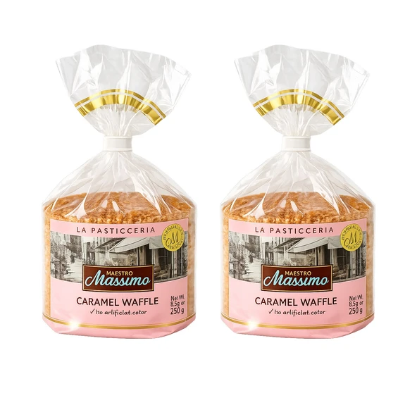 Maestro Massimo Caramel Waffle 252 gr 2 li ürün görseli 1