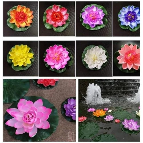 Dekoratif Yapay Lotus Çiçeği ürün görseli 1