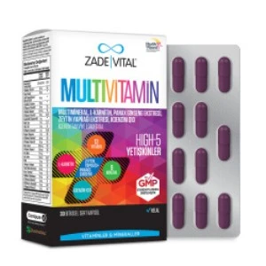 Zade Vital Multivitamin 30 Kapsül 3 Adet ürün görseli 1