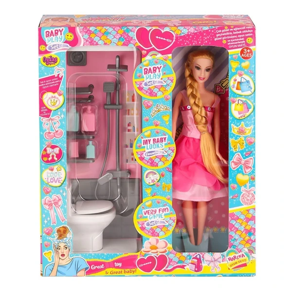 OYD-02387 Bebek ve Banyo Oyun Seti -Eco Lounge ürün görseli 1