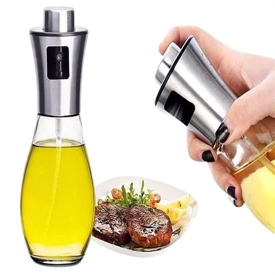 Çok Amaçlı Spreyli Sızdırmaz Cam Şişe Yağdanlık Limon Sirke Sos Püskürtücü Dağıtıcı Sprey ürün görseli 1