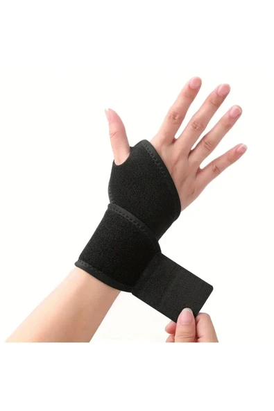 Ayarlanabilir Destekli Kadın&erkek El Bilekliği Sağ & Sol El Uyumlu, Spor Ve Günlük Kullanıma Uygun ürün görseli 1