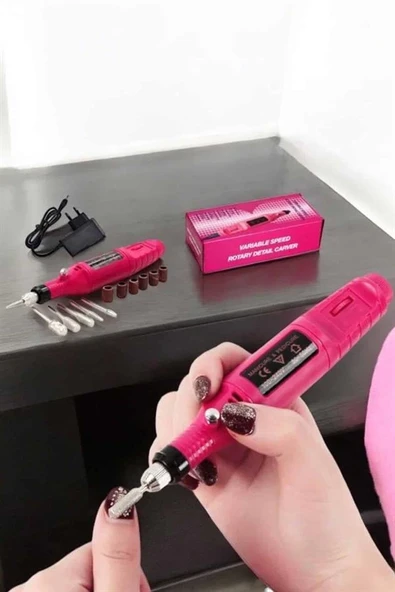 Nasır Temizleyici Manikür Pedikür Seti Elektrikli USB Girişli ürün görseli 1