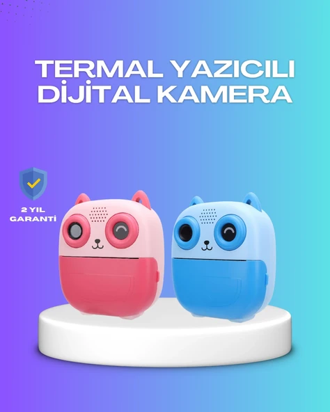2.4 İnç Ekranlı Çocuk Fotoğraf Makinesi 6X Zoom Özellikli ürün görseli 1