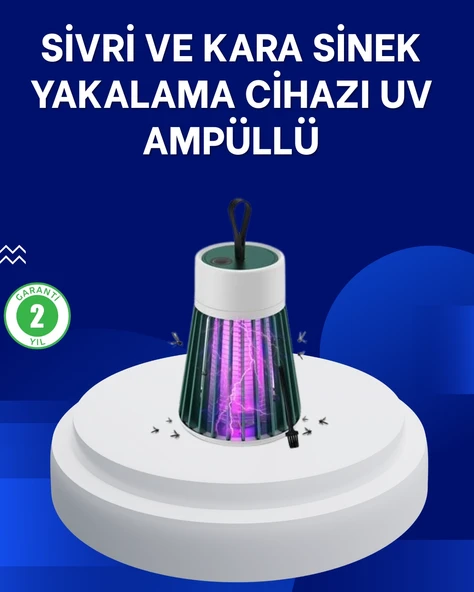 2’si 1 Arada LED Işıklı Elektrikli Böcek Öldürücü ürün görseli 1