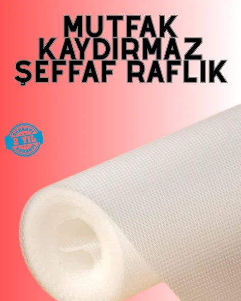 Eva malzemeden kaydırmaz şeffaf raflık buzdolabı kaplaması ürün görseli 1