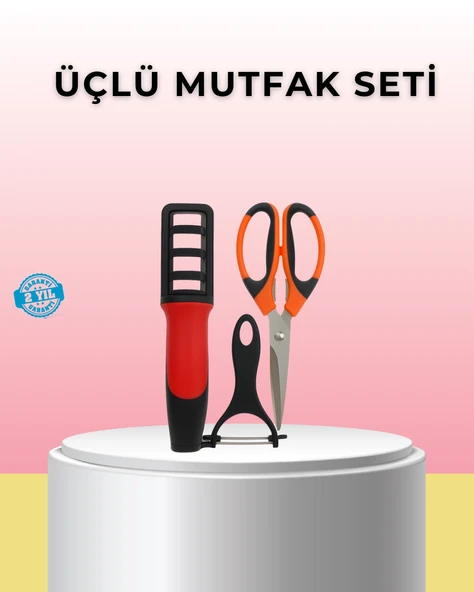 Çok Fonksiyonlu Mutfak Makas Seti –Pratik Mutfak Yardımcısı ürün görseli 1