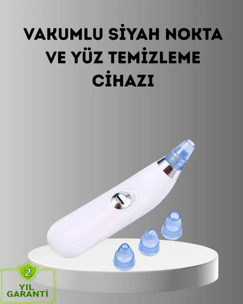 Siyah Nokta ve Gözenek Temizleyici Vakumlu Cihaz – Masajlı Derin Temizlik Teknolojisi ürün görseli 1