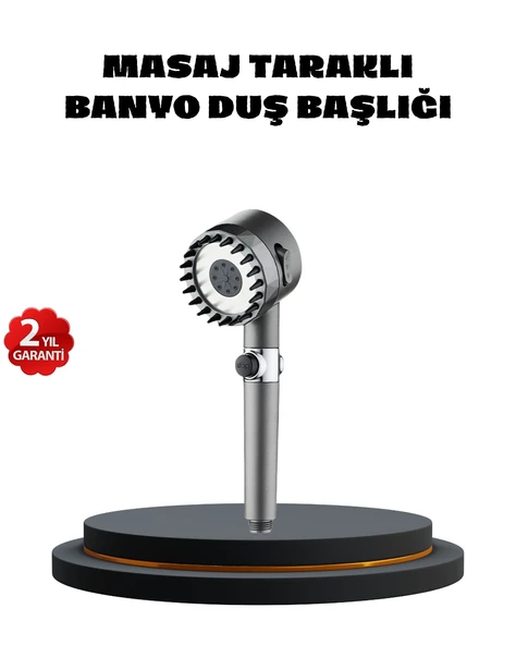 Masaj Uçlu Yüksek Basınçlı Duş Başlığı Spa Etkili ürün görseli 1