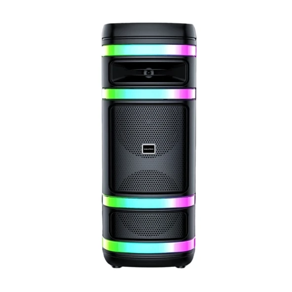 Kablosuz Mikrofonlu Hoparlör - Party Box Speaker - Resim 2