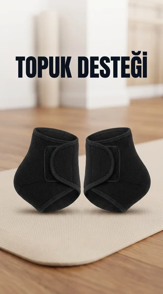 2'li Silikon Topuk Destekli Ortopedik Çorap - Ağrı Azaltan Ayak Bakım ürün görseli 1
