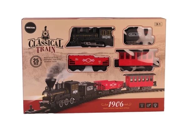 622B BUHARLI SESLİ IŞIKLI TREN SETİ - Resim 2