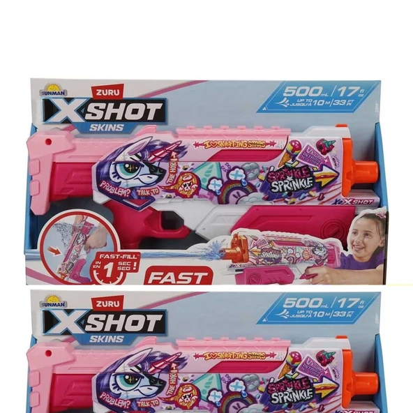 X-SHOT SU TABANCASI HYPERLOAD 500ML - Resim 5