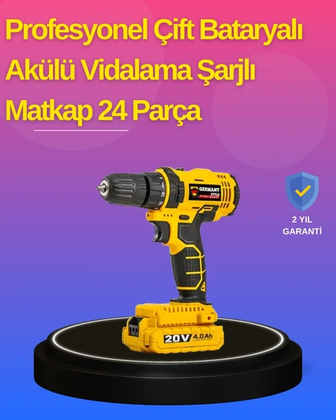 Hafif ve Ergonomik 12V Kablosuz Matkap | Hızlı Şarj ve Uzun Pil Ömrü ürün görseli 1