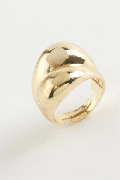 Oval Metal Yüzük ürün görseli 1