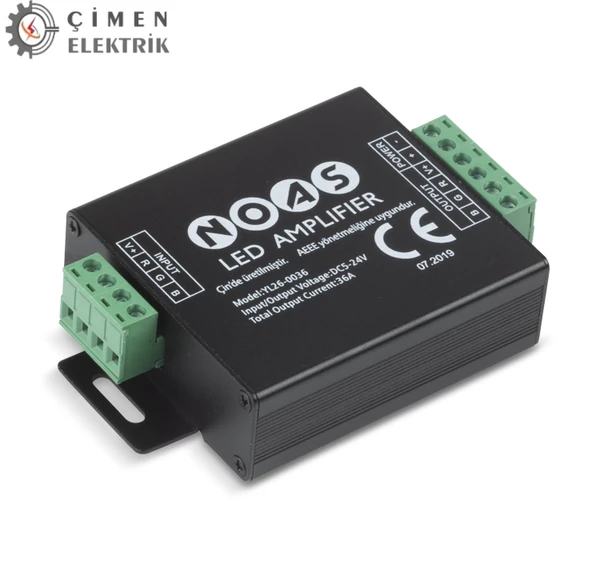 Noas YL26 0036 RGB Led Repeater 12-24V 36A ürün görseli 1