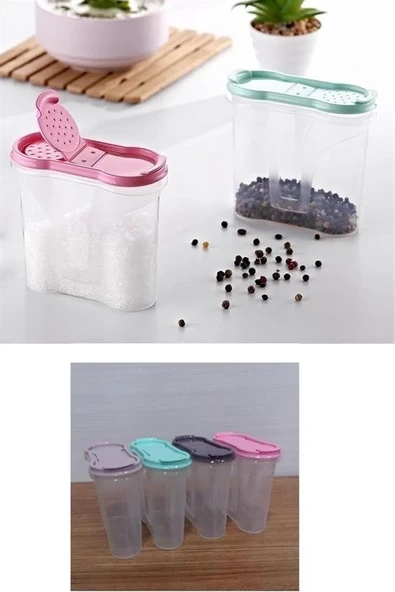 Plastik Kapaklı Majör Baharatlık Baharat Saklama Kutusu Kabı ürün görseli 1