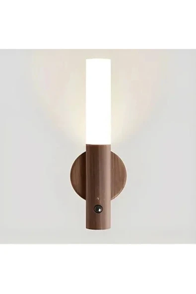 1W Magnetli Sensörlü LED Aplik HS-5890 Kablosuz Duvar Lambası Gün Işığı ürün görseli 1