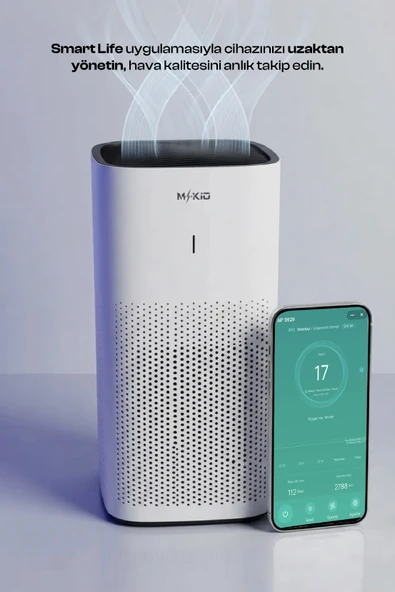 Hava Temizleme Cihazı – Hepa Filtreli, Ultra Sessiz Çalışma Modu 10dB, Wi-Fi Mobile Uygulama ürün görseli 1