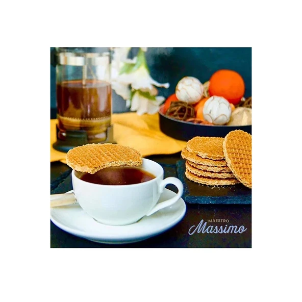 Maestro Massimo Caramel Waffle 252 gr 6 lı - Resim 4