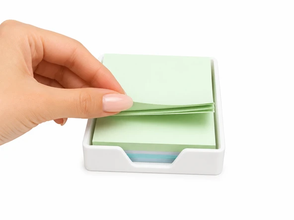 Masaüstü Not Kağıtlık Düzenleyici Organizer | Minimal Tasarım | Ev Ofis Çalışma Masası İçin Pratik ürün görseli 1
