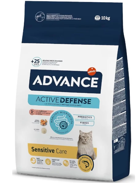 Advance Sensitive Somonlu 10 kg Yetişkin Kedi Maması ürün görseli 1