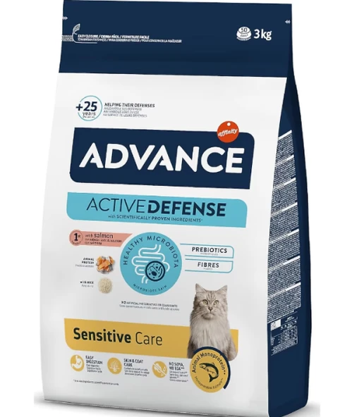 Advance Sensitive Somonlu 3 kg Yetişkin Kedi Maması ürün görseli 1