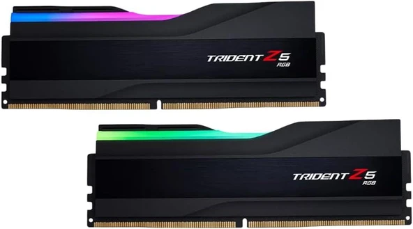 G.Skill Trident Z5 RGB 48 GB (2x24) 8000 MHz CL40 F5-8000J4048F24GX2-TZ5RK DDR5 Ram - OUTLET ürün görseli 1