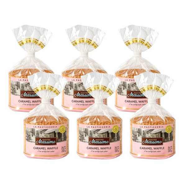 Maestro Massimo Caramel Waffle 252 gr 6 lı ürün görseli 1