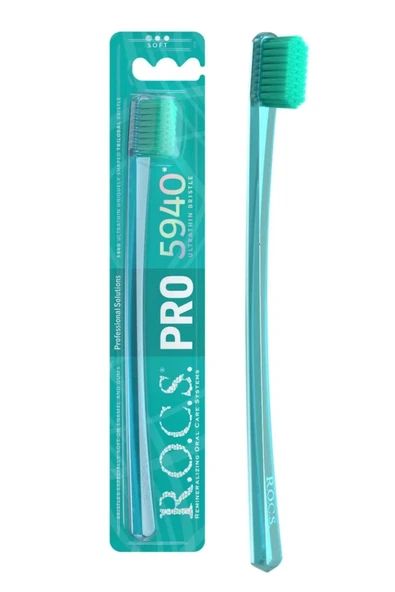 Rocs Pro 5940 Ultra Soft Diş Fırçası  Yeşil Yeşil ürün görseli 1
