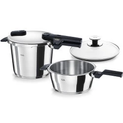 Fissler Vitaquick Premium 6 lt + 3.5 lt Düdüklü Tencere Seti ürün görseli 1