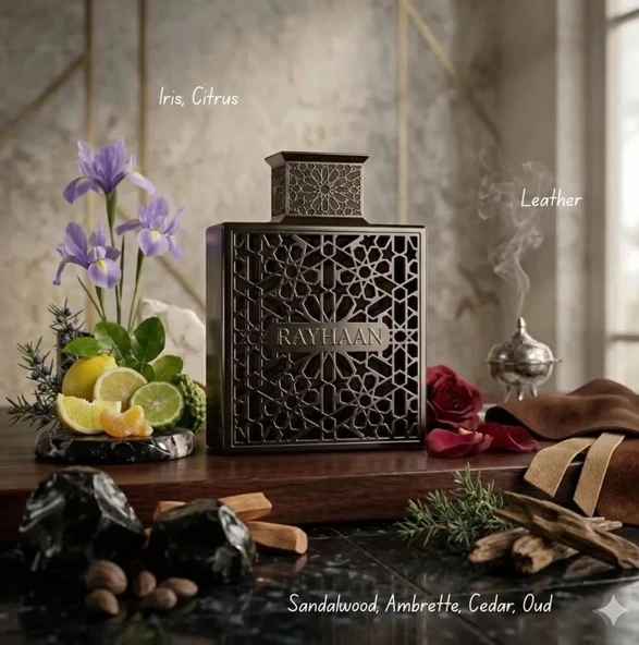 Rayhaan Obsidian EDP 100 ml Erkek Parfüm - Resim 3