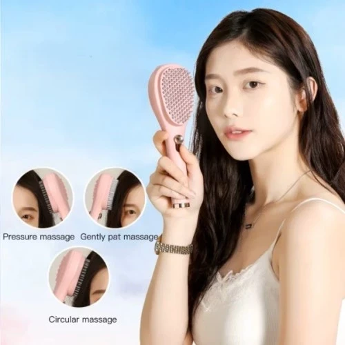 Otomatik Tuşlu Saç Masaj Tarağı - Resim 5