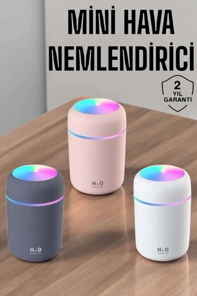 Buharlı Hava Nemlendirici Aromaterapi Renk Değiştirilebilir ürün görseli 1