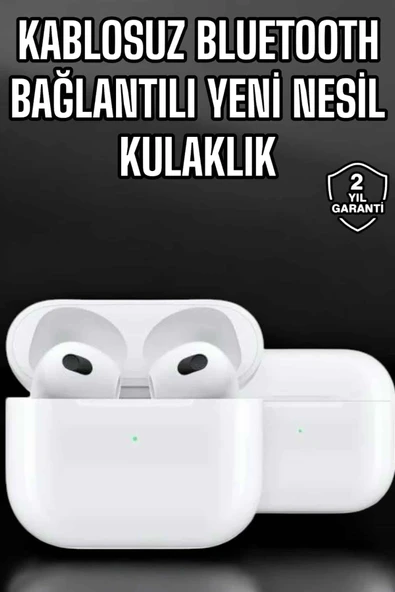 Bluetooth Kulaklık 3.Nesil Kablosuz Uzun Pil Ömrü Dokunmatik Kontrol ürün görseli 1