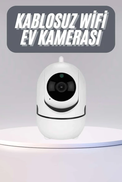 360° Full HD Akıllı Kamera Hareket Sensörlü Wifi Kamera Çocuk Güvenlik Kamerası ürün görseli 1