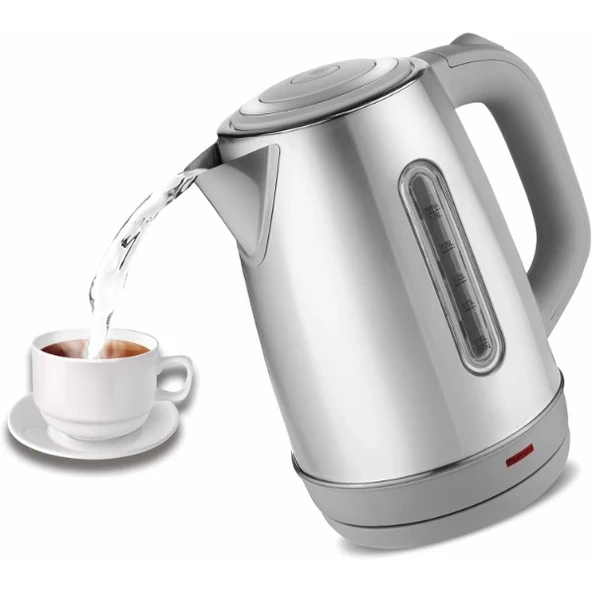 Crown CRW-7211 Paslanmaz Çelik Kettle - Resim 3