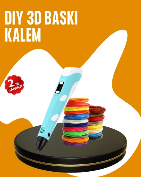 Yaratıcı Çizim ve Modelleme İçin Profesyonel 3D Yazıcı Kalem ürün görseli 1