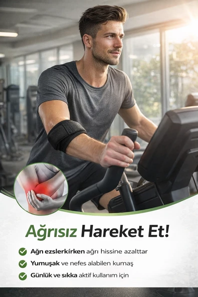 Epikondilit Bandajı – Tenisçi & Golfçü Dirseği İçin Ayarlanabilir Destek ürün görseli 1