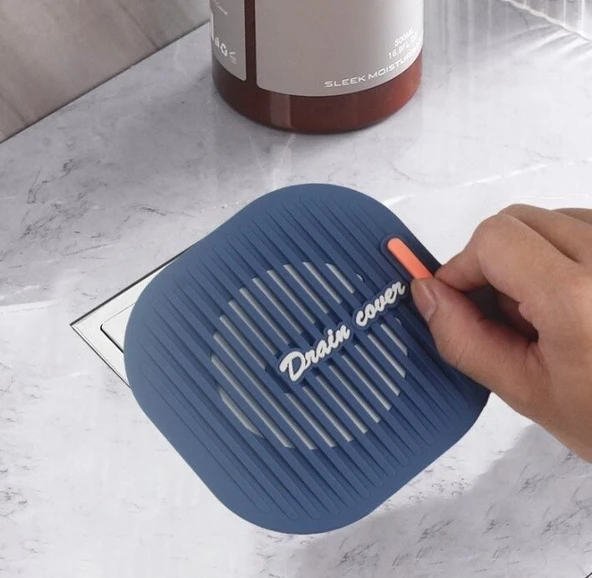 Süzgeçli Lavabo Gider Koruyucu Mat Gri - Resim 5
