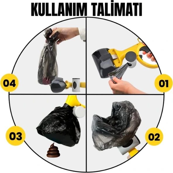 Evcil Hayvan Dışkı Toplama Aparatı - Resim 2