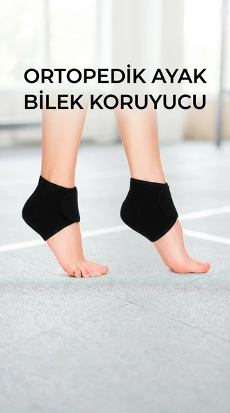 Ortopedik Topuk Dikeni Destekli Silikonlu Çorap 2'li Set ürün görseli 1