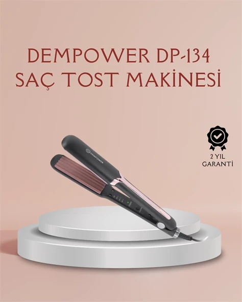 DP-134 Tost Saç Şekillendirici – Hızlı Isınan, Kalıcı ve Belirgin Dalgalar İçin İdeal ürün görseli 1
