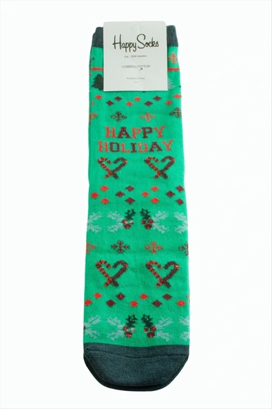 Kalp Yılbaşı Penye Çorap ürün görseli 1